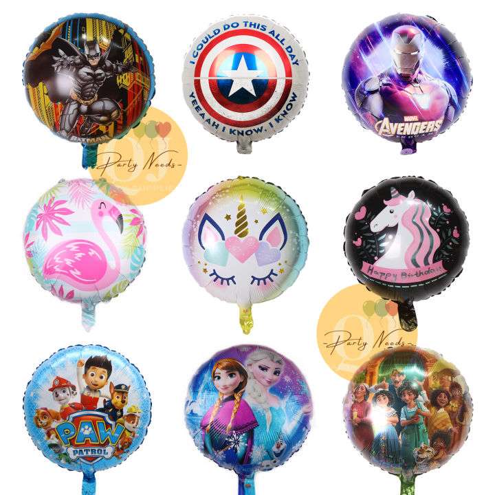 Character Foil Balloon 18 inch each
