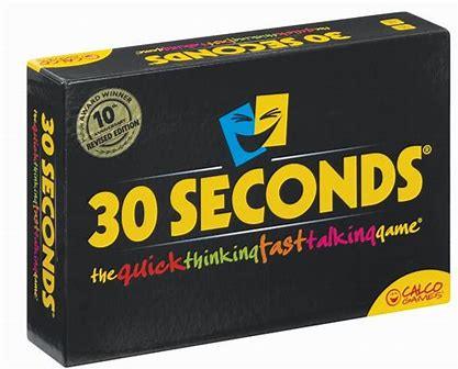30 seconds game for kids and family
