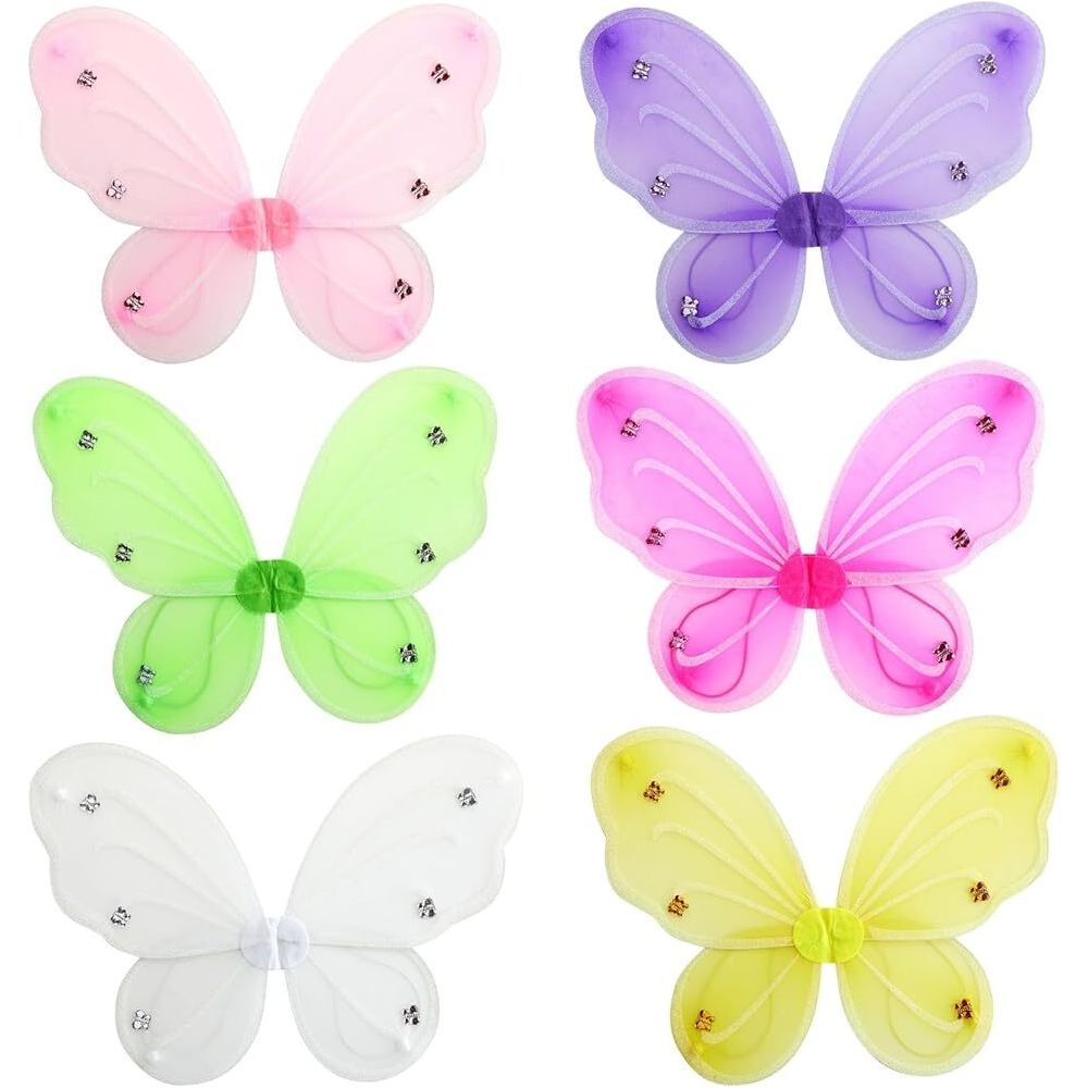 3 pcs Girls Butterfly Wings