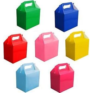 6 pcs Plain Party Pack Boxes