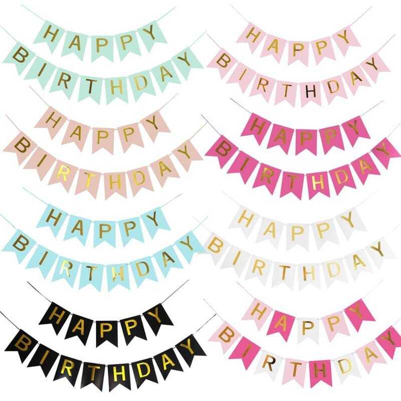 Happy Birthday Paper Banner