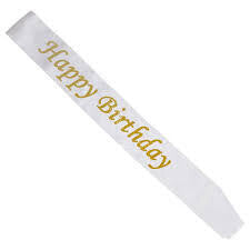 Kids Happy Birthday Sash