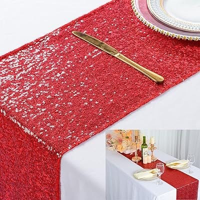 Shiny Fabric Table Runners