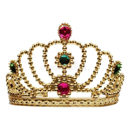 Girls Plastic Crowns Assorted