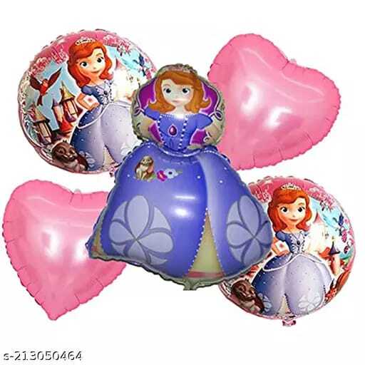 5pcs Character Foil Balloon Set