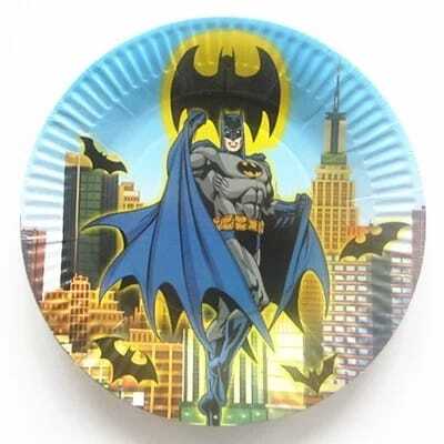 10pcs Cartoon Character Plain paper Plates