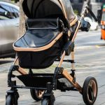 Belecoo 3 in 1 Luxury Stroller PU Leather