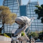 Pram Pu Leather Egg Style Luxury Travel System With Car Seat