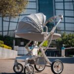 Pram Pu Leather Egg Style Luxury Stroller