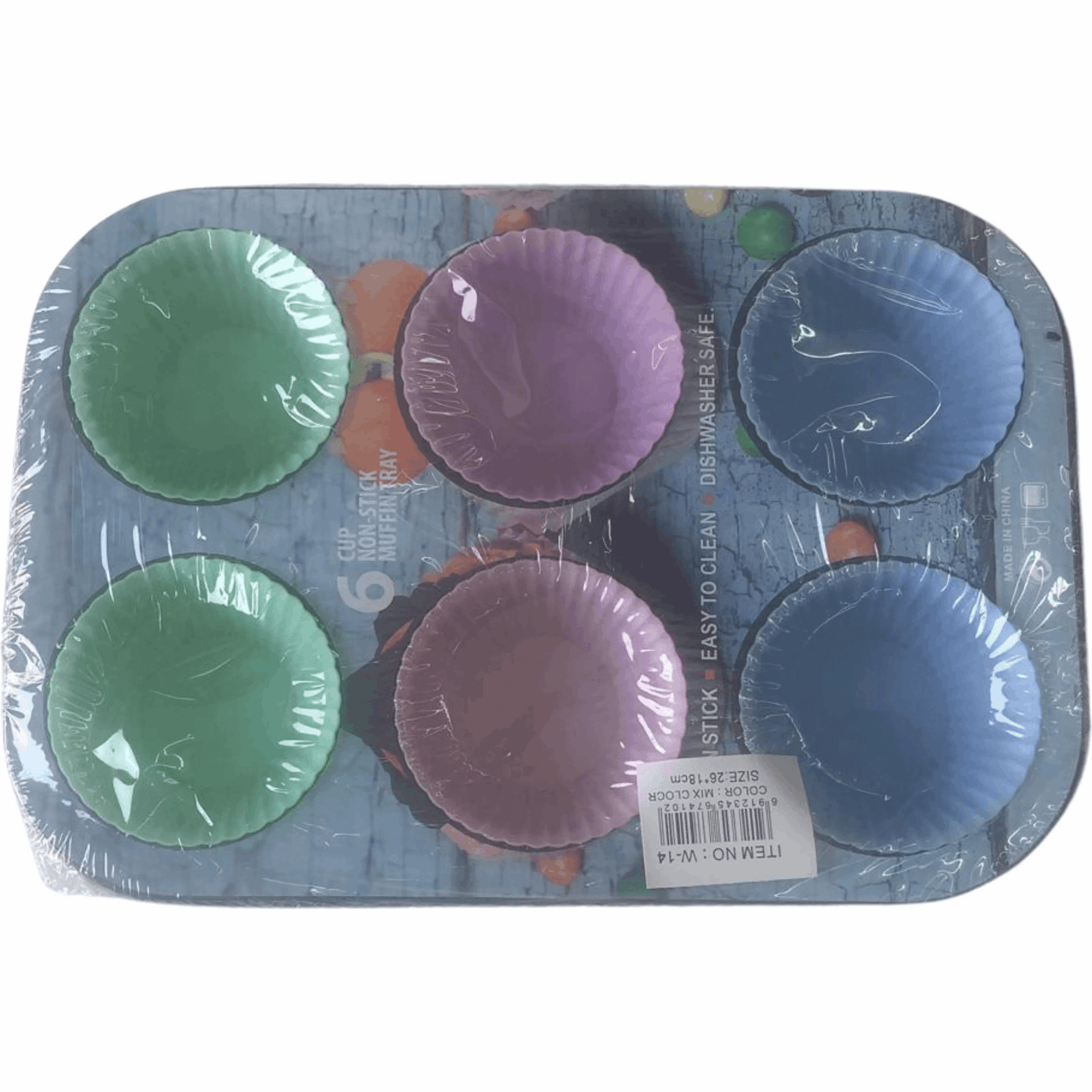 6pcs Muffin Tray w14