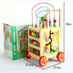 5 in 1 Wooden Educational Baby Walker