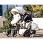 Belecoo 3 in 1 Luxury Stroller PU Leather