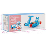 3-in-1 Toddlers Rocker Walker And Tackle