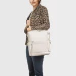 3Pce Vegan Leather Diaper Bag