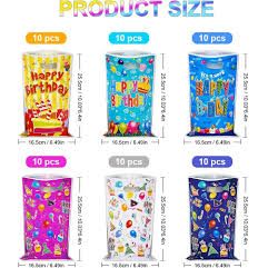 10 pcs Printed HBD Party Pack Plastic