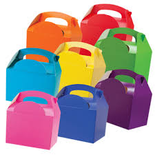 6 pcs Plain Party Pack Boxes