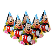 10pc Cartoon Character Party Hats