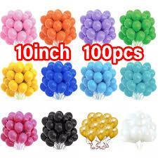 Balloons 100pc Assorted Colors