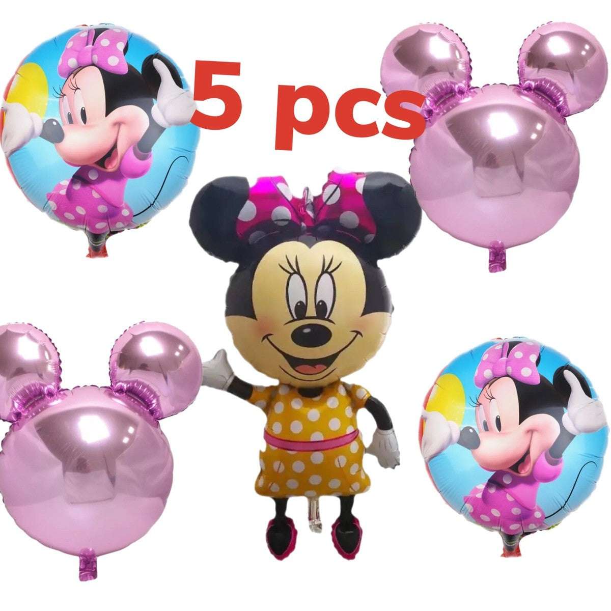5pcs Character Foil Balloon Set