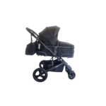Belecoo Black Premium Pram/Stroller with Car Seat