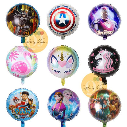 Character Foil Balloon 18 inch each