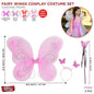 3 pcs Girls Butterfly Wings