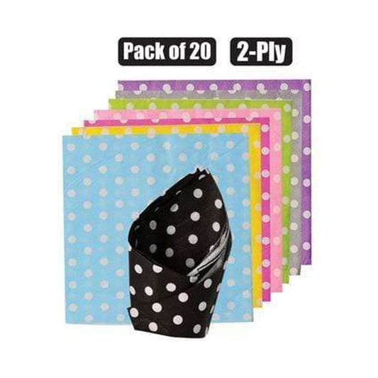 20 pcs Dotted Serviettes
