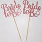 Wooden Bride to Be Cake Toppers each