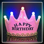 Happy Birthday Crown with Led Lights