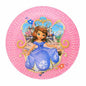 10pcs Cartoon Character Plain paper Plates