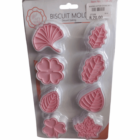 Biscuit cookie cutter flowers