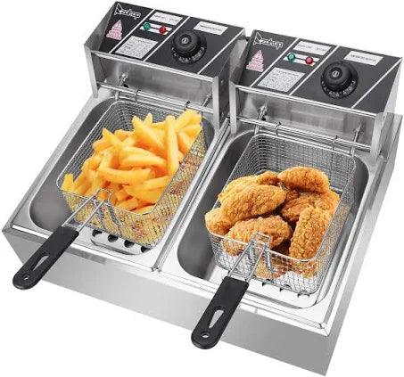 fryer double electric