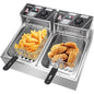 fryer double electric