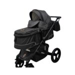 Belecoo Black Premium Pram/Stroller with Car Seat