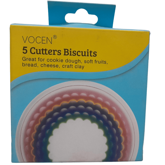 Biscuit Cutter 5pc round