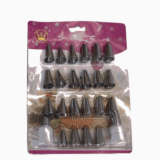 cake decorating kit 24pc nozzle 1628-2