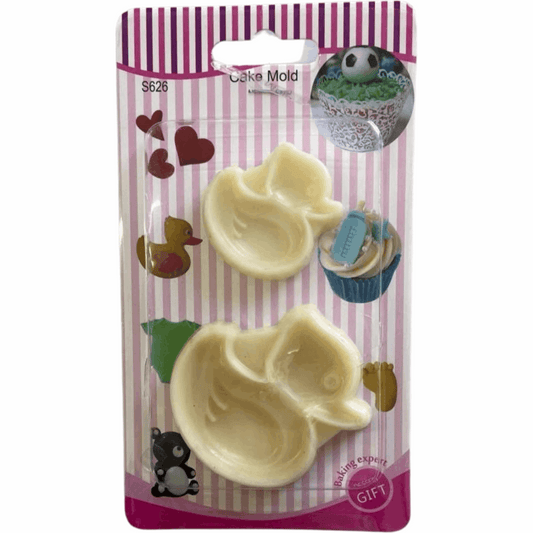 2PC duck cake cookie mold S626-7