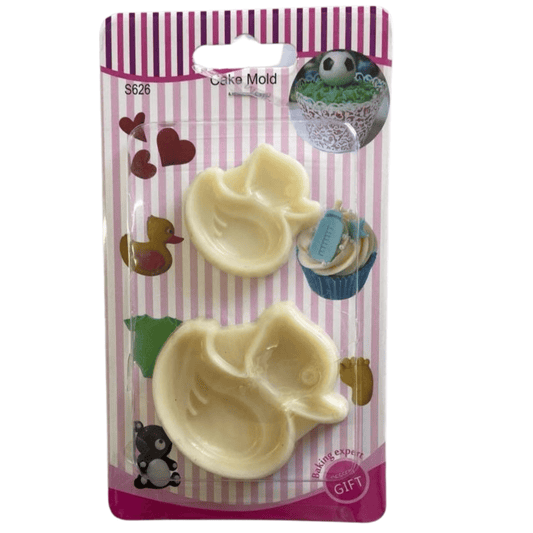 2PC duck cake cookie mold S626-7