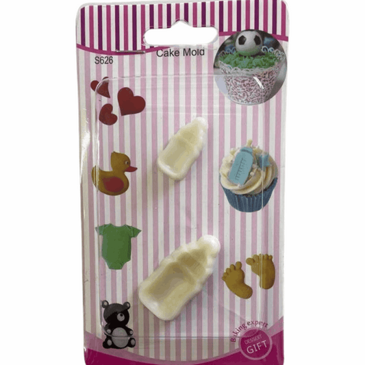 2pc baby bottle cake cookie mold S626-6