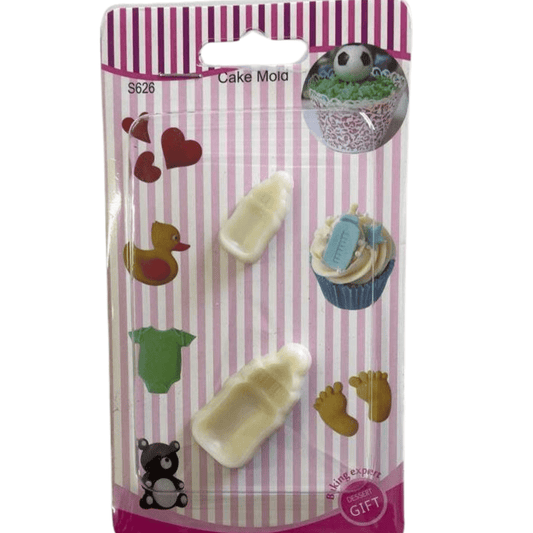 2pc baby bottle cake cookie mold S626-6