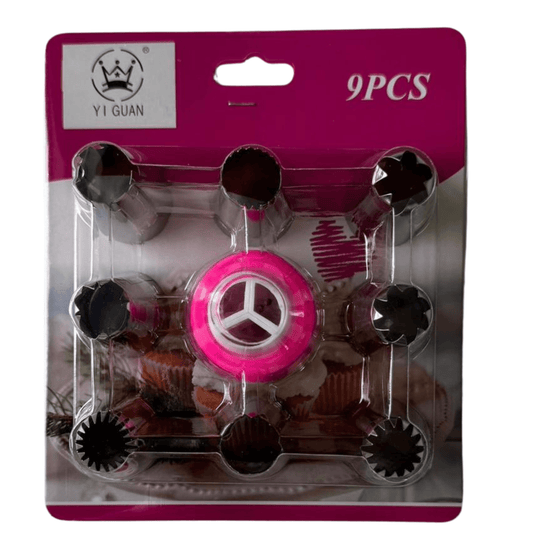 9PC baking cake nozzle set HaH-21