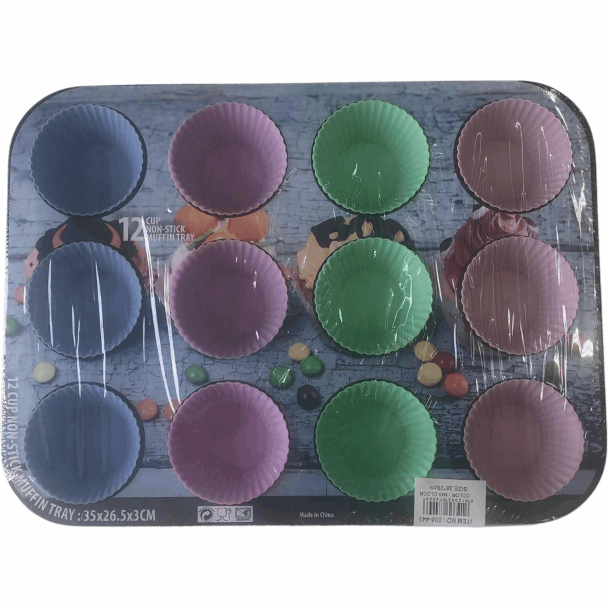 12pcs Muffin Tray L008445