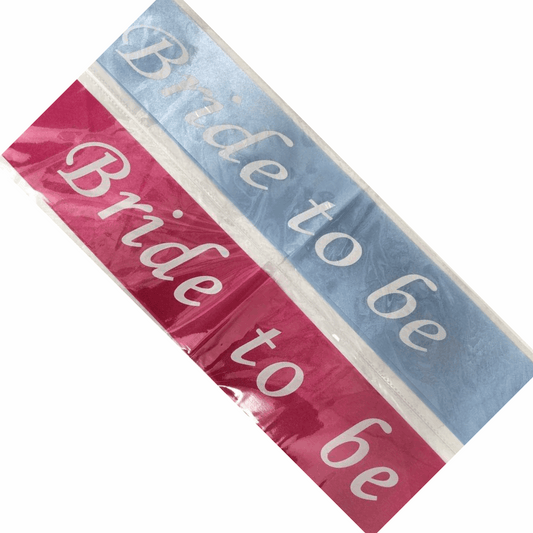 bride to be sash
