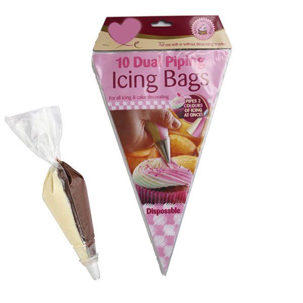 Dual icing bag 10pc