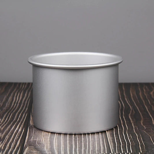 Deep Aluminium Round Baking Tin with fixed bottom