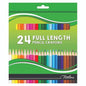 24 Pencil crayons full length