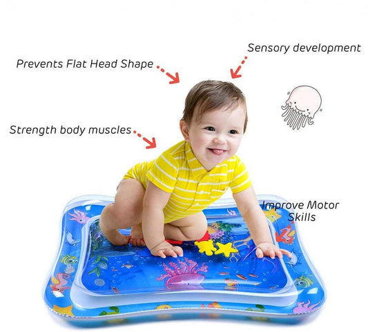Tummy time water play mat